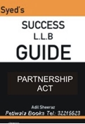 Picture of LLB Guide Partnership Law