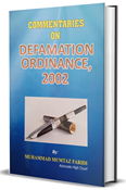 Picture of Defamation Ordinance, 2002