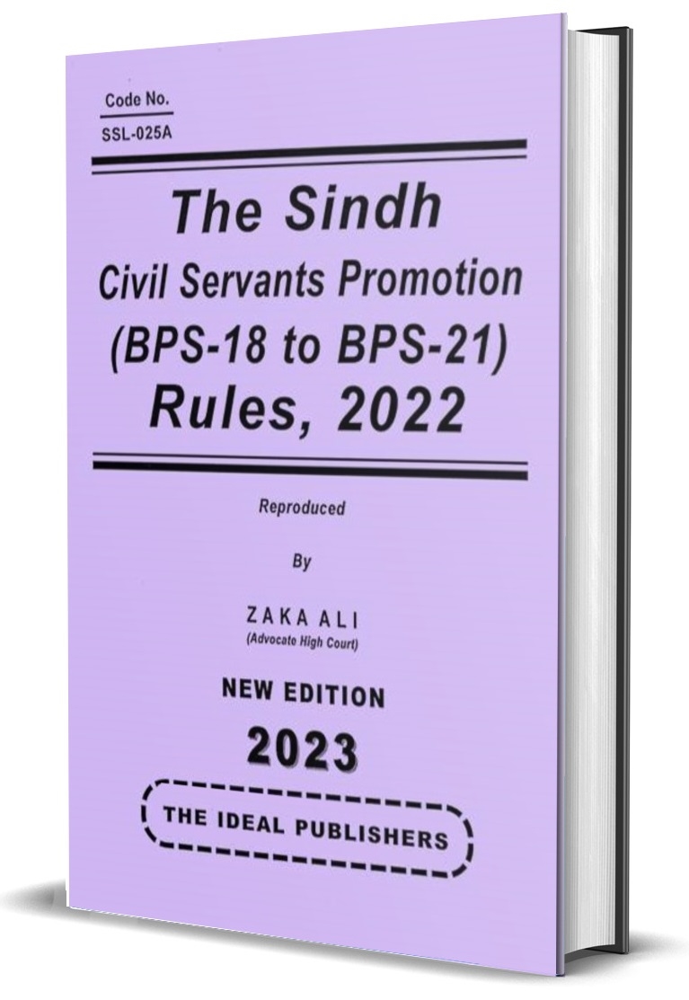 Sindh Civil Servants Promotion (BPS-18 to BPS-21) Rules, 2022