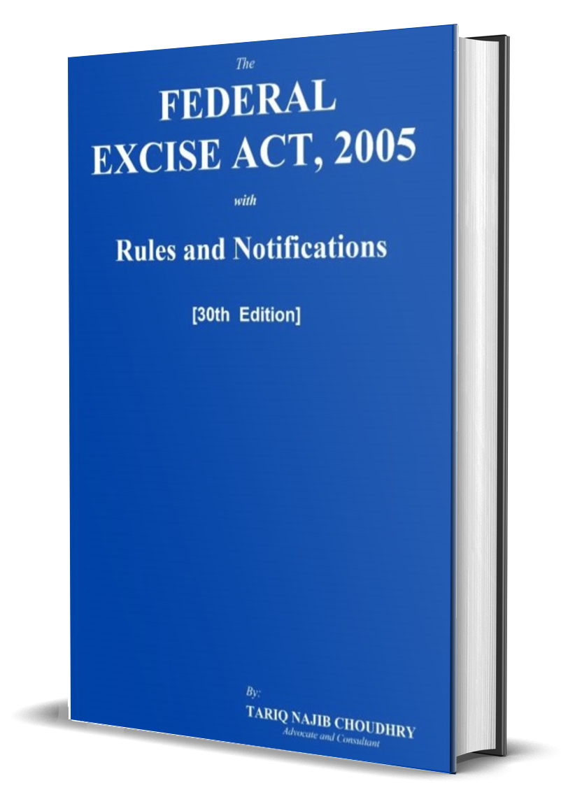 Picture of Federal Excise Act with Rules & Notifications 