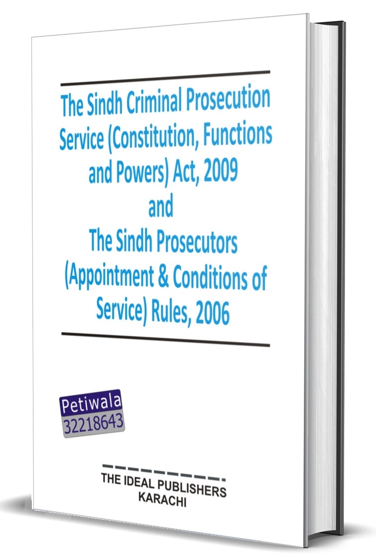 Picture of The Sindh Criminal Prosecution Service (Constitution, Functions and Powers) Act, 2009