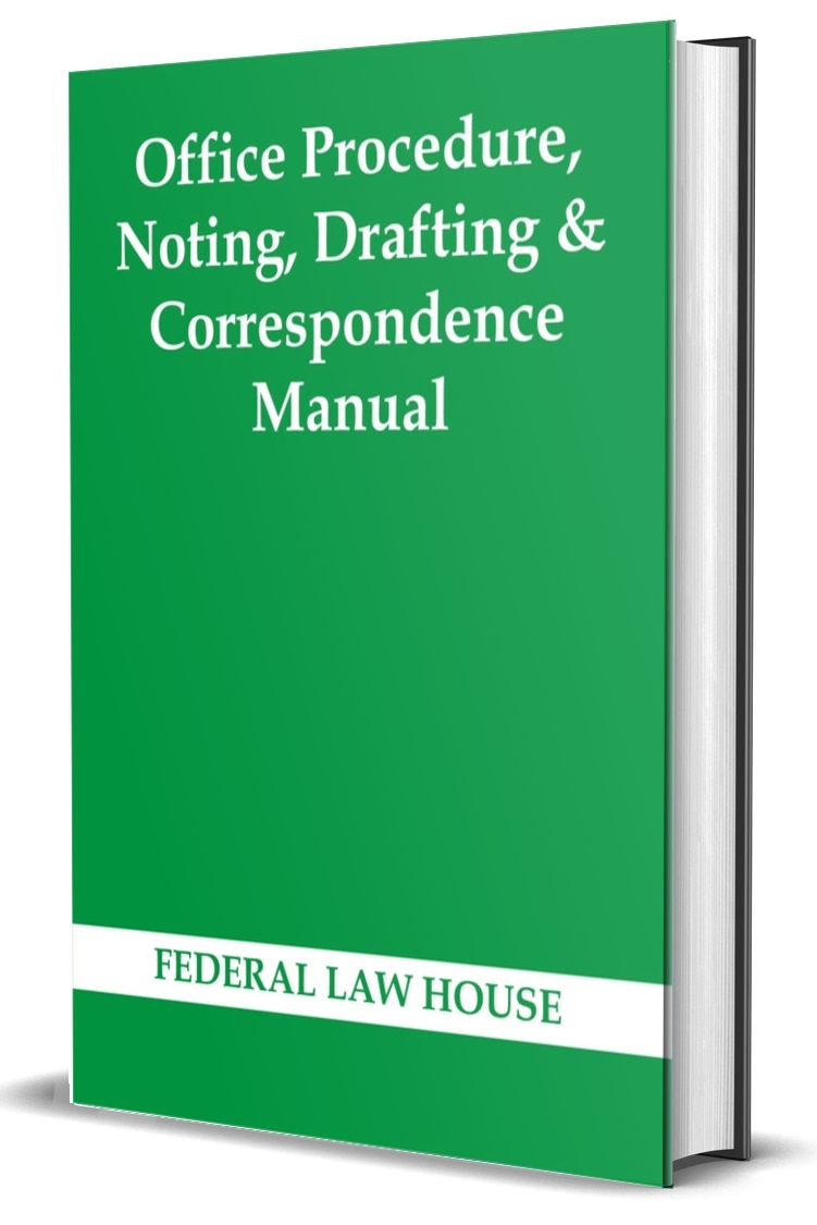 Petiwala Books. Office Procedure, Noting, Drafting & Correspondence Manual