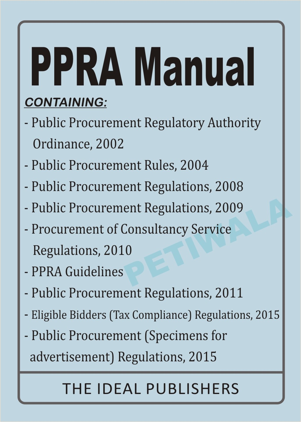 PPRA Manual