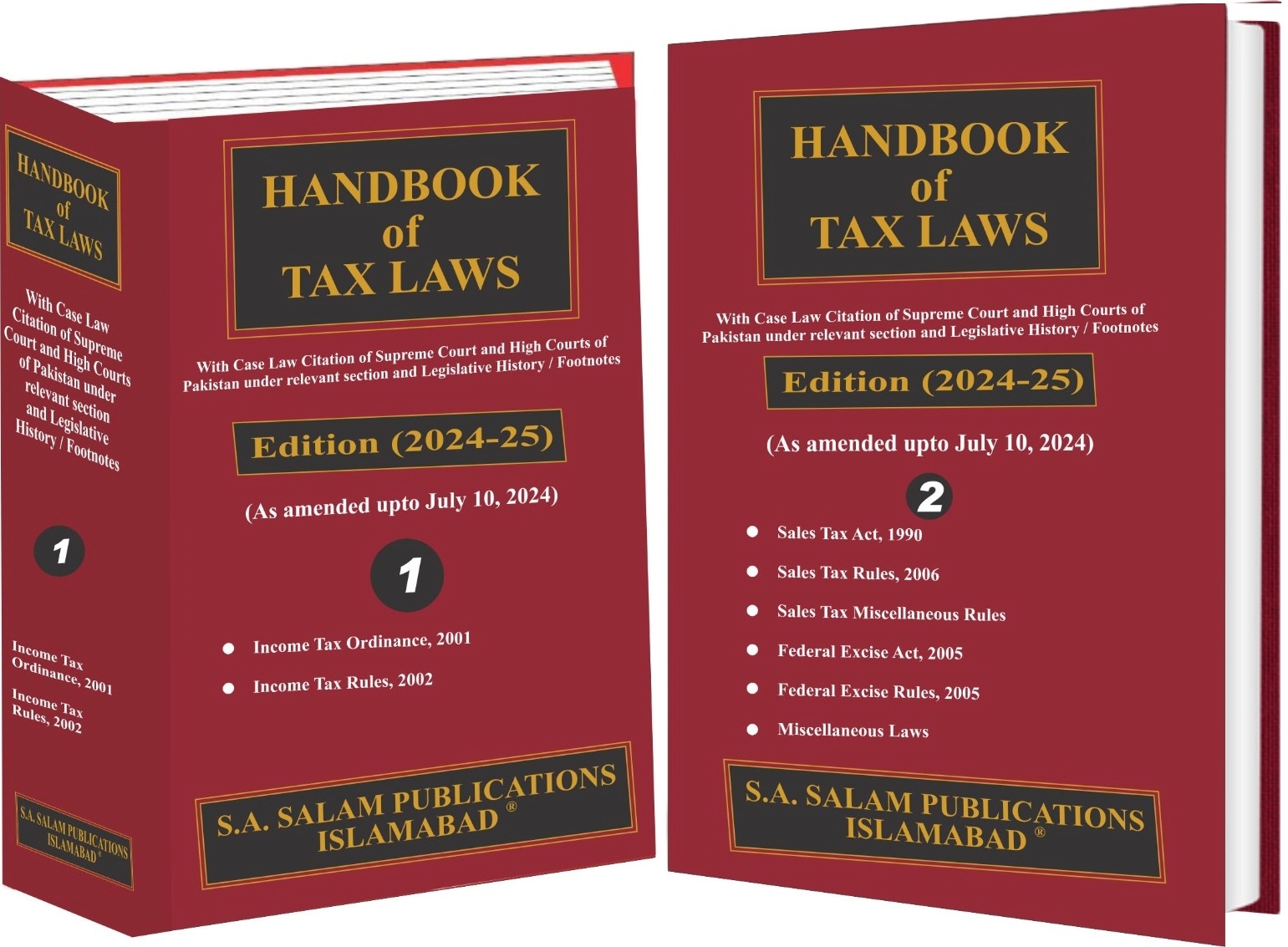 Handbook of TAX LAWS 