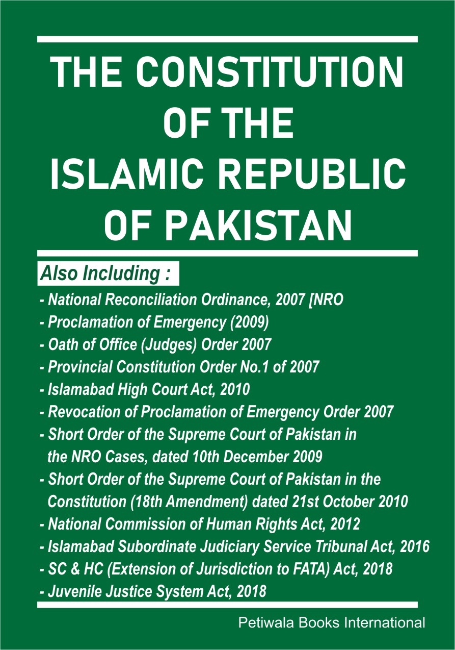 Constitution of the Islamic Republic of Pakistan