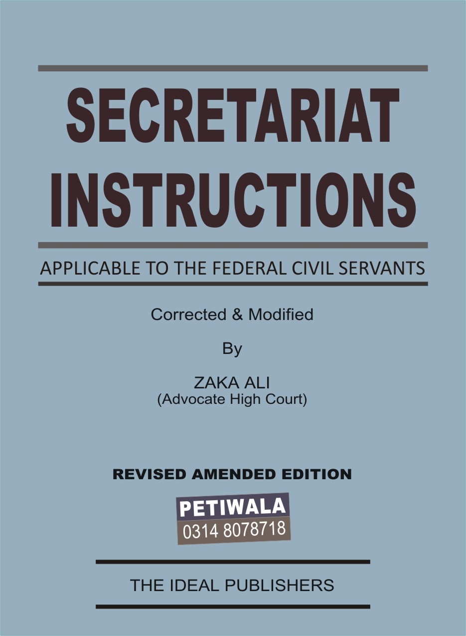 Picture of Secretariat Instructions