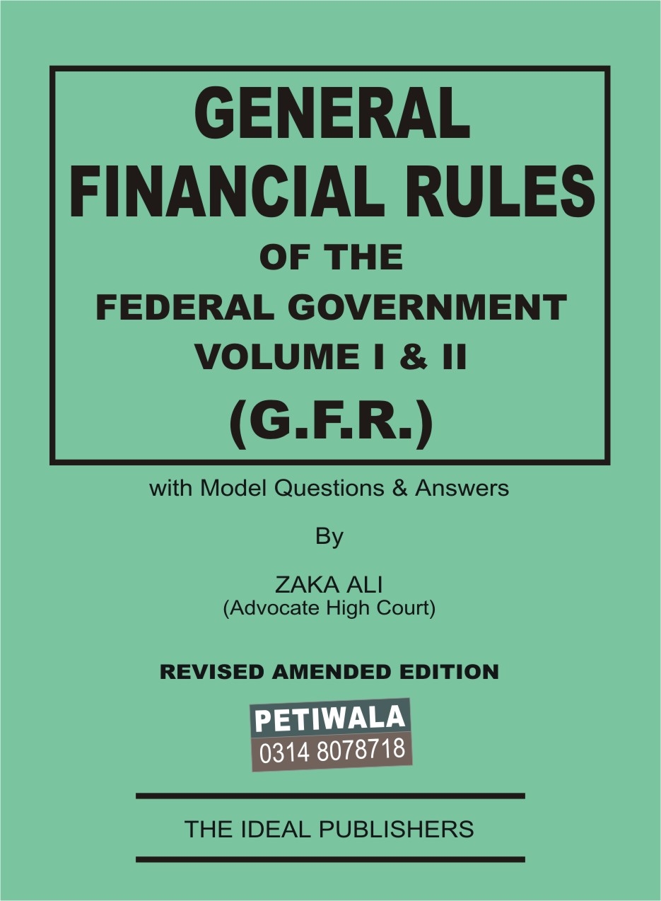 Picture of G.F.R. General Financial Rules Vol. 1 & 11 (With Model Questions & Answers)