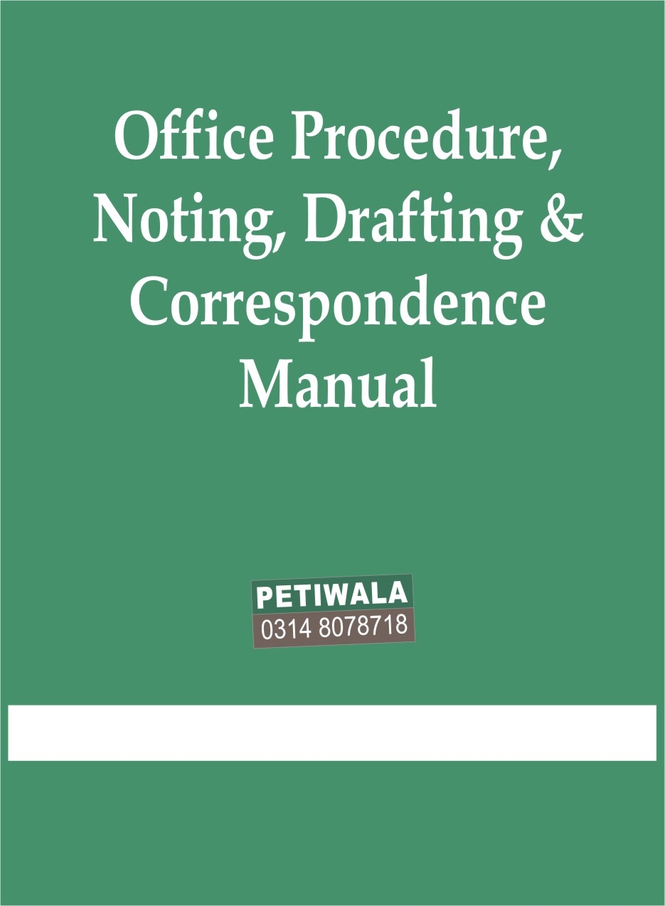 Picture of Office Procedure, Noting, Drafting & Correspondence Manual